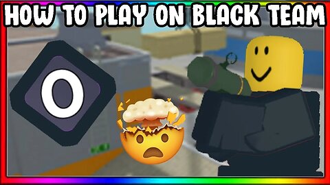 how to get BLACK TEAM on Roblox Arsenal (NEW GLITCH! 😲)