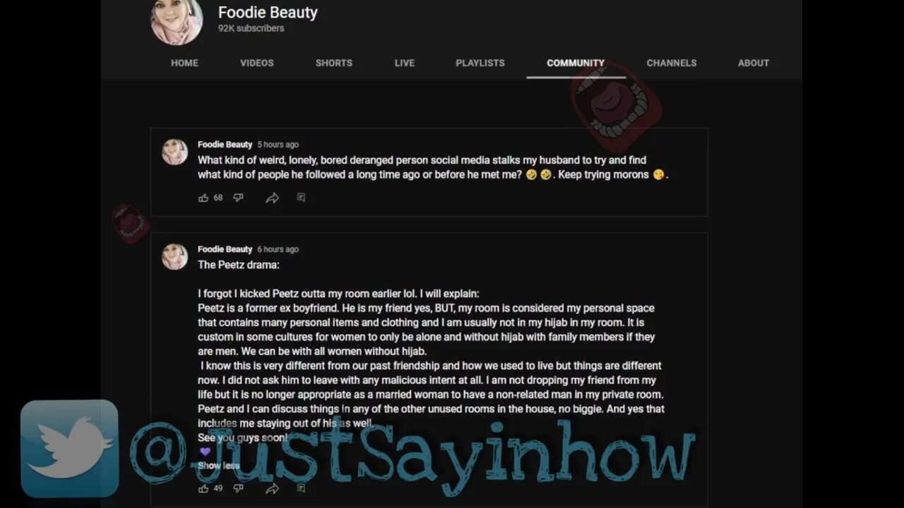 Foodie Beauty Tells Why She Kicked Peetz Out Of Her Room - Community Posts With Sound