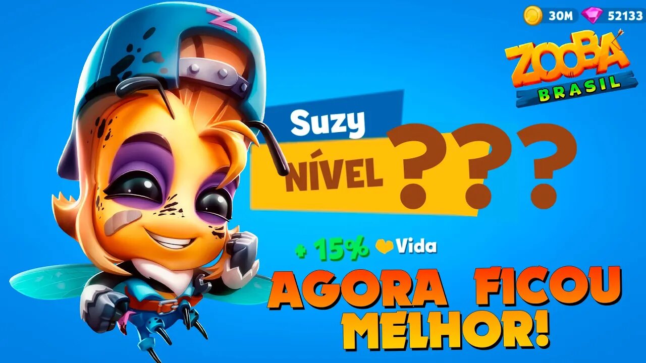 ABELHINHA Pronta para Voar! Evolui a Suzy Agora ficou FORTE ZOOBA