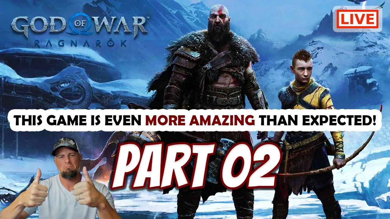 God of War Ragnarok Live Stream Playthrough Part 02: Even More Amazing Than I Expected!