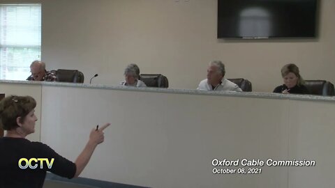Oxford Cable Commission Meeting 10-08-21