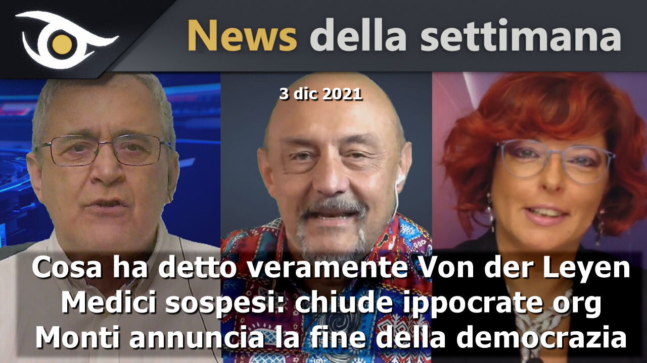 News della settimana (3 dic 2021)