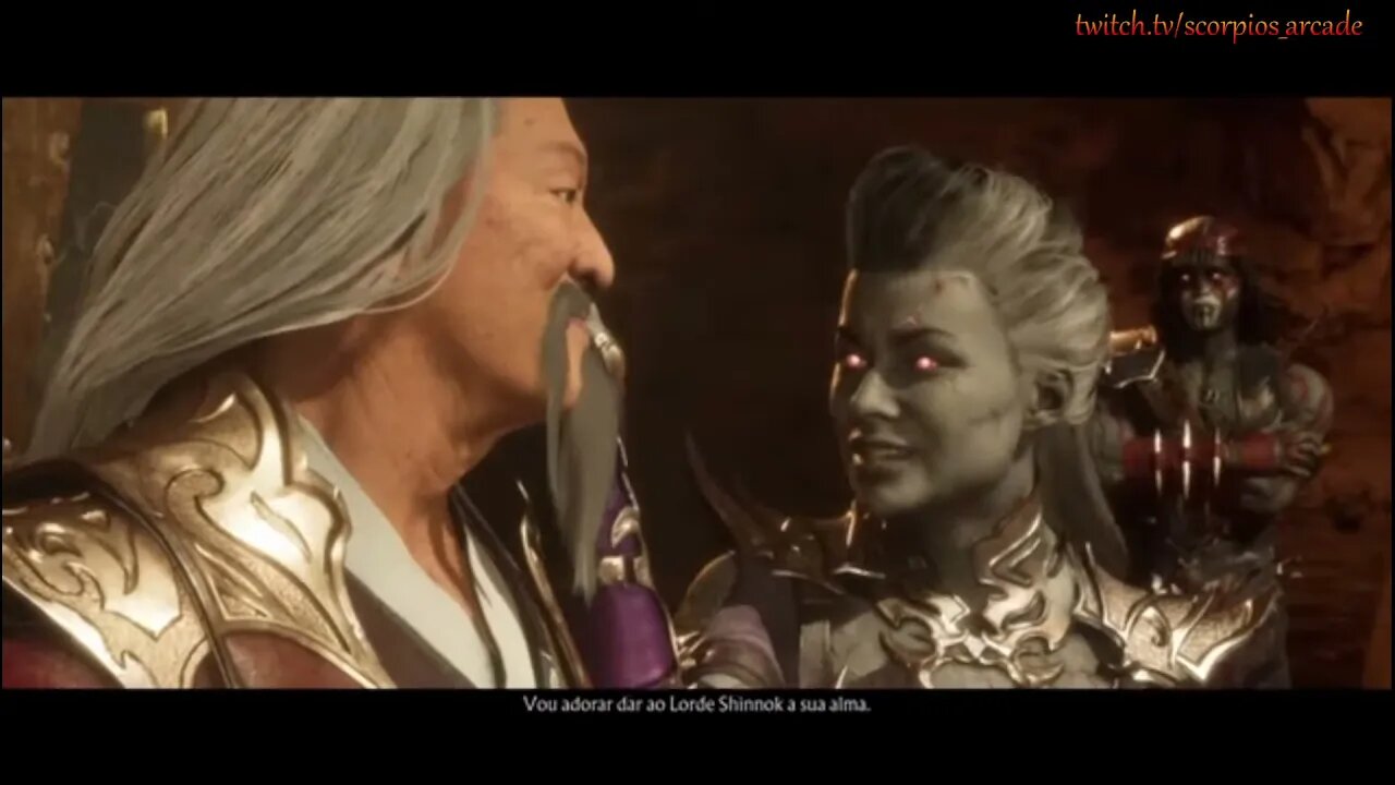 jogando Mortal Kombat 11 Aftermath