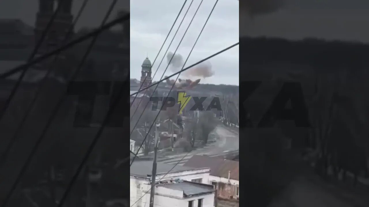 Trostyanets - shelling