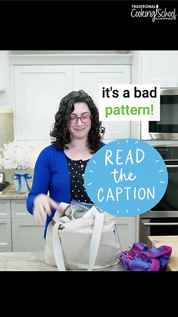 It's a bad pattern... so I threw it out! 😳