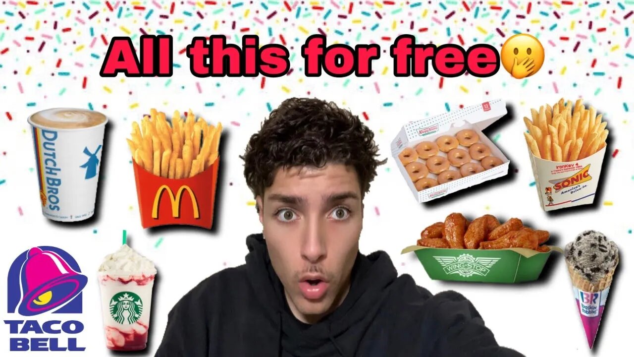 EATING FREE FOOD ON MY BIRTHDAY!