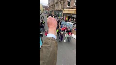 Nigel Farage gets attacked while campaigning in South Yorkshire