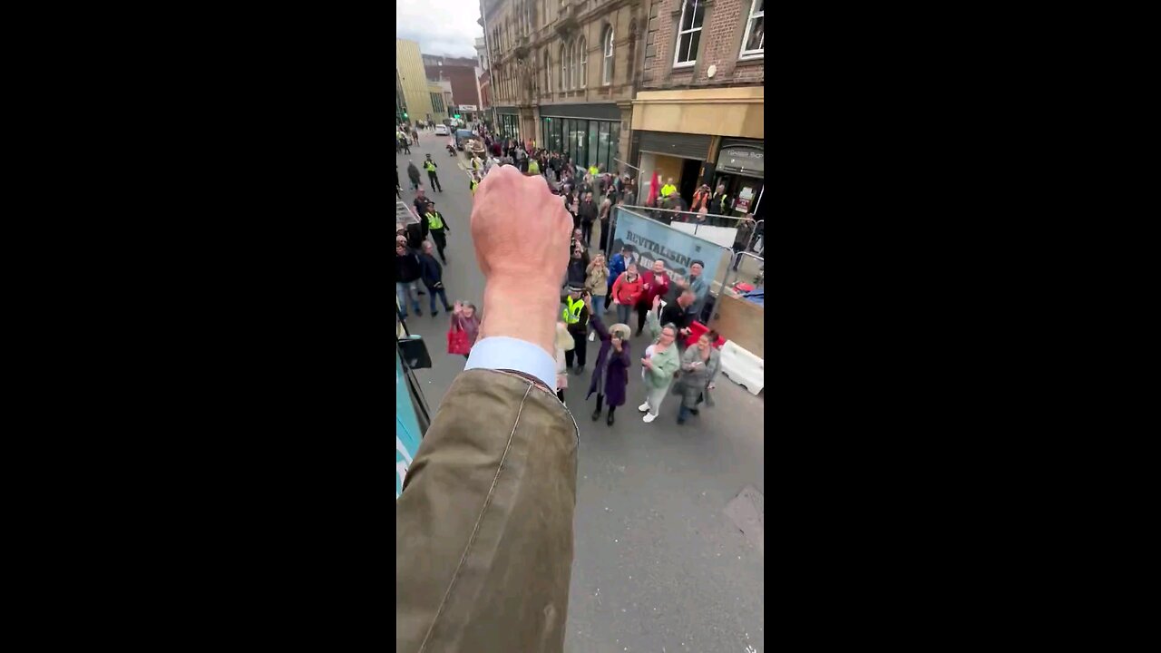 Nigel Farage gets attacked while campaigning in South Yorkshire