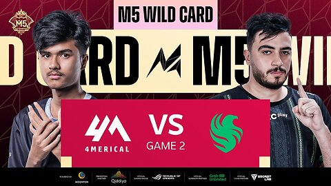 [EN] M5 Wild Card Day 1 _ 4MERICAL ESPORTS VS TEAM FALCONS _ GAME 2