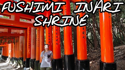 Hiking Fushimi Inari Shrine in Kyoto, Japan