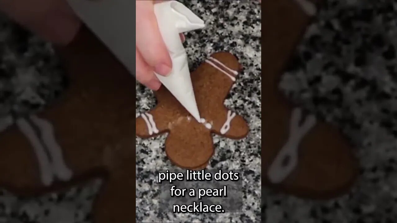 How Cute Are These?!?! 😆😍😮#gingerbread #cookiedecorating #christmascookies