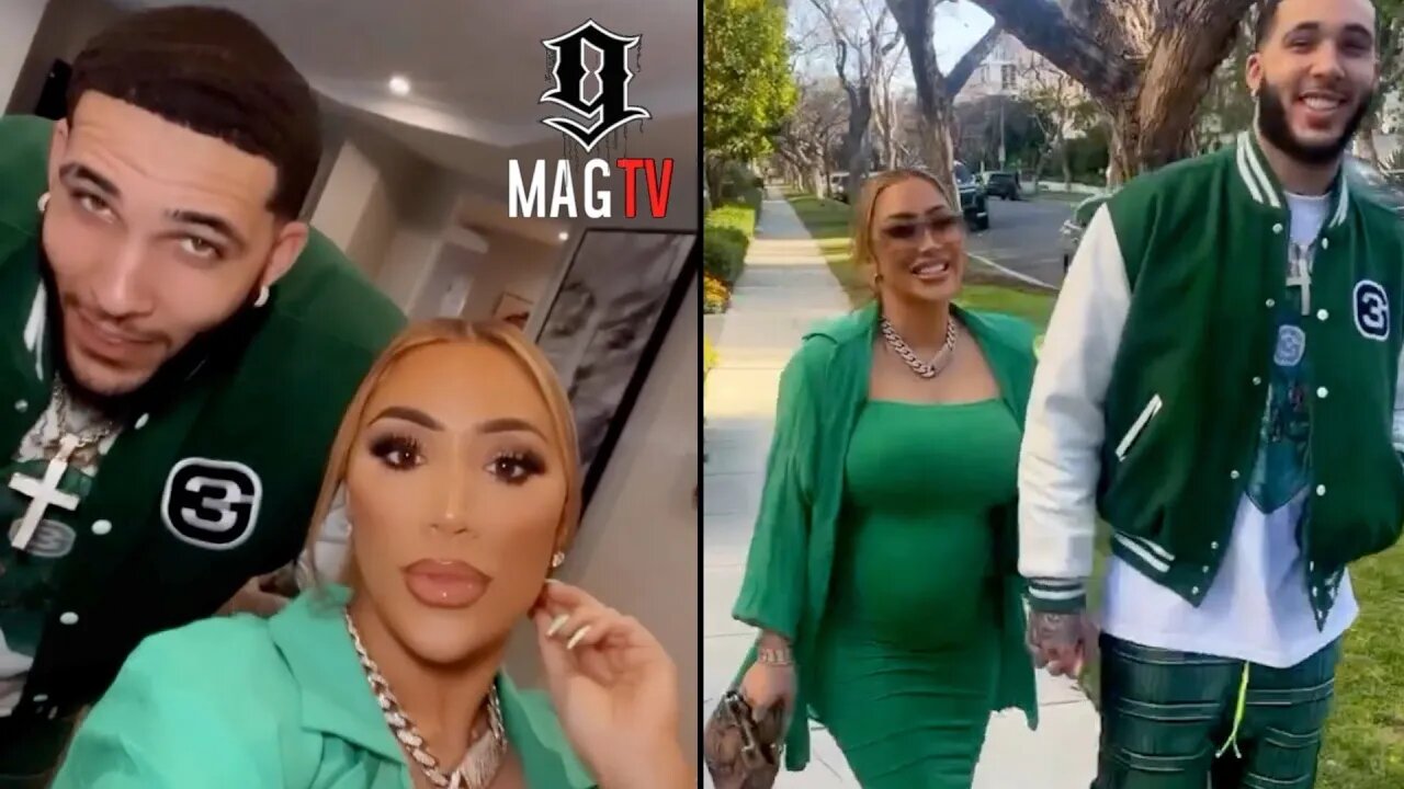 LiAngelo Ball Takes Preggo "GF" Miss Nikki Baby Out On A Lunch Date! 👶🏽