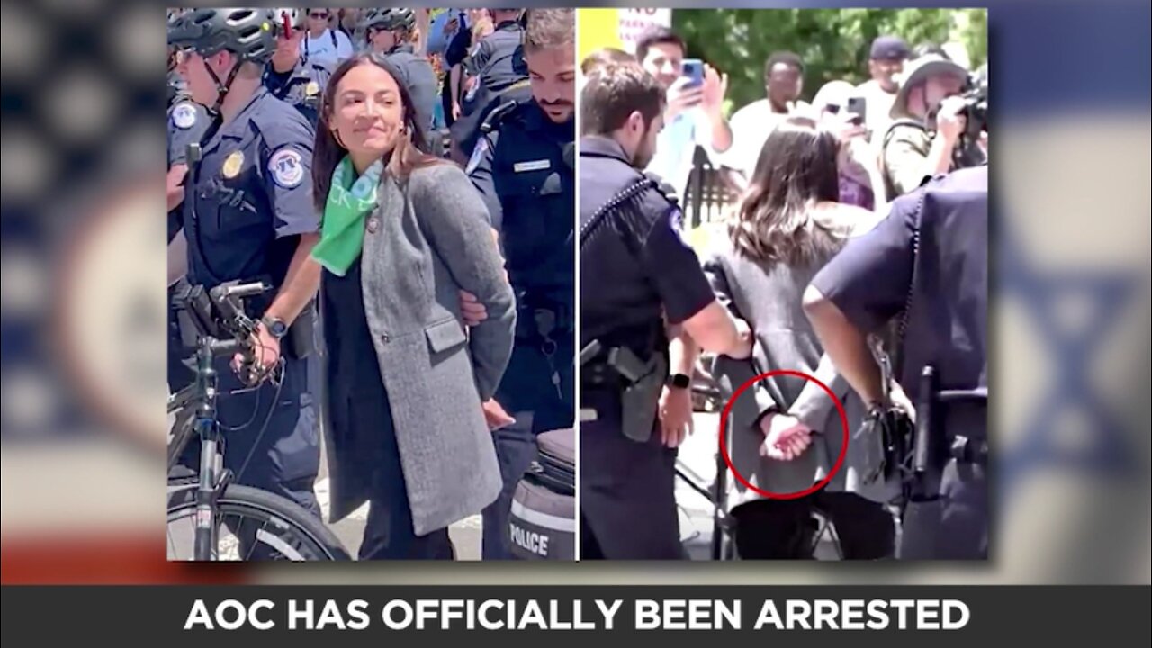 AOC has officially been arrested