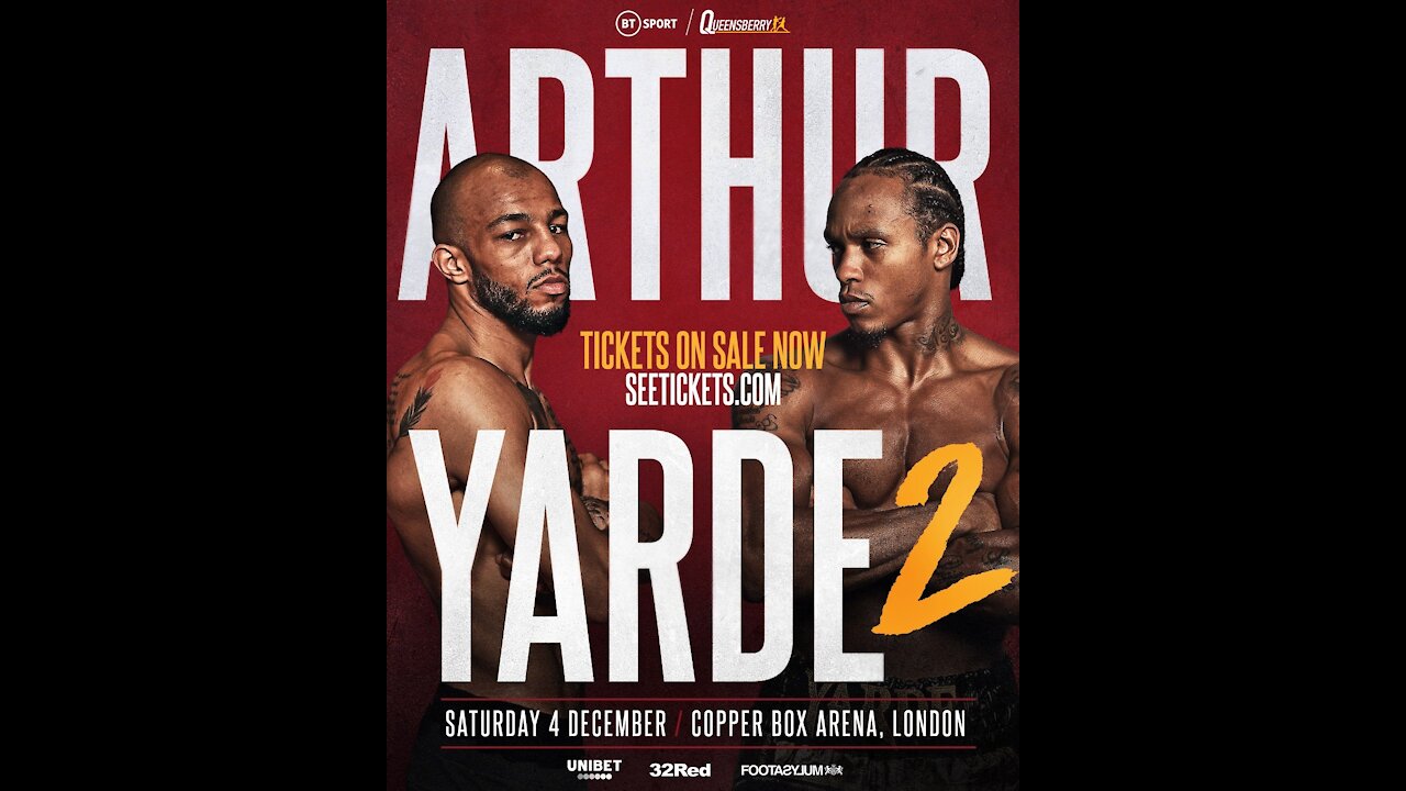 LYNDON ARTHUR vs ANTHONY YARDE 2 OFFICIAL