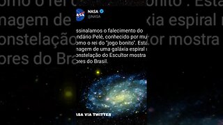 NASA rende homenagem ao Rei Pelé!