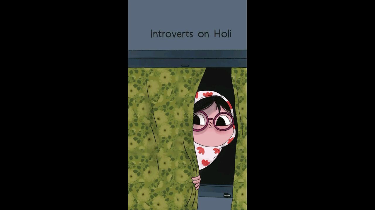 Introverts on Holi🔹️🔸️