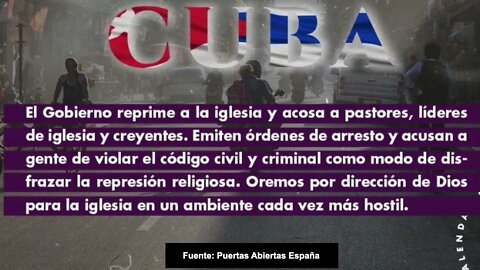 Oramos por CUBA