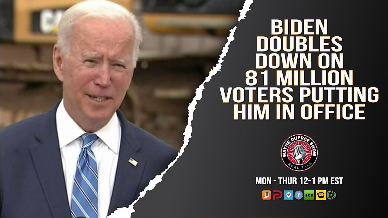 Biden Doubles Down On 81 Million Americans Voting Him Into Office