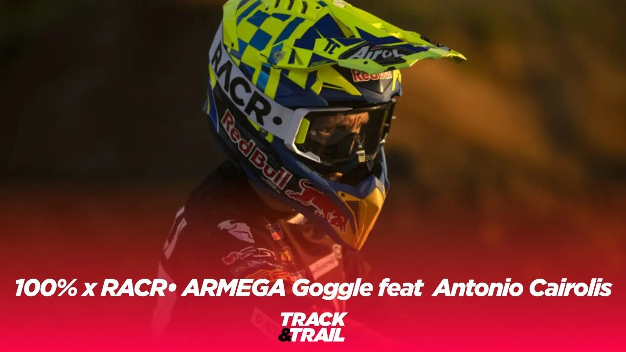 100% x RACR• ARMEGA® Goggle feat Antonio Cairoli