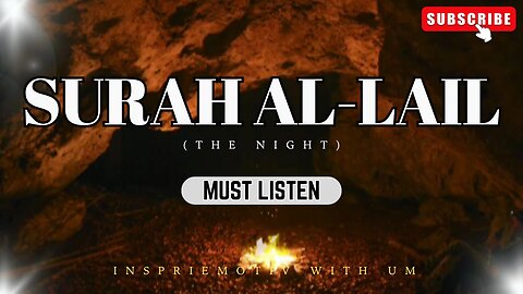 Beautiful Quran Recitation Surah Al-Lail Translate into English (92nd chapter)