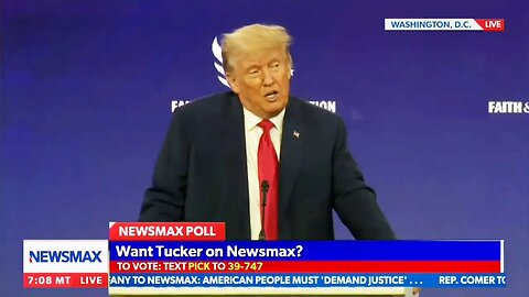 Trump glitches badly, suggests more crimes at insane speech