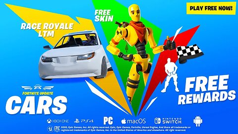 FORTNITE FREE REWARDS! (CAR UPDATE)