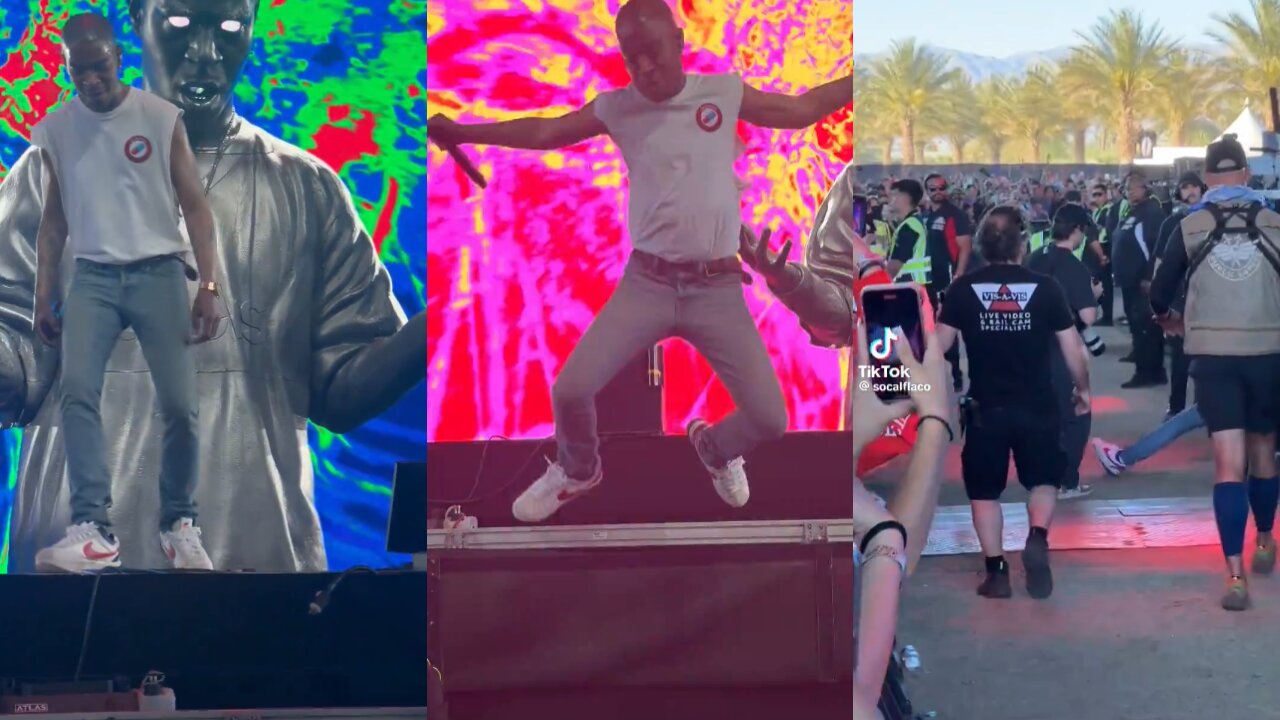 Kid Cudi Breaks Foot After Jumping Off Coachella Stage