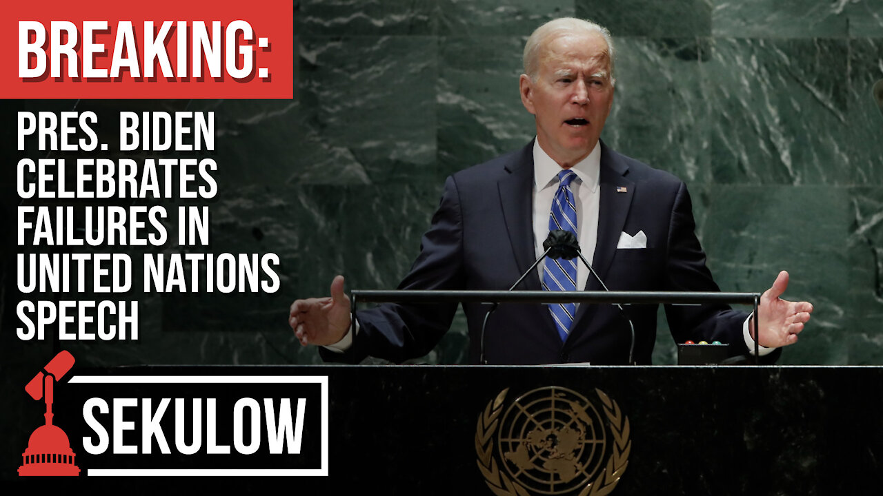 BREAKING: Pres. Biden Celebrates Failures in United Nations Speech