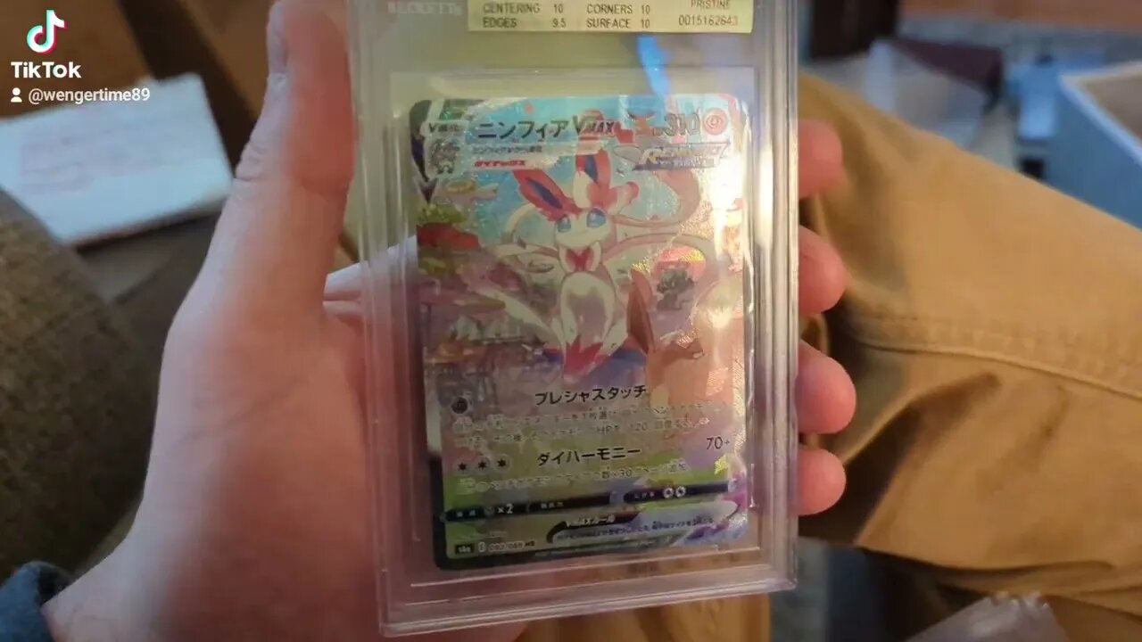 BGS Graded: Pristine 10 Sylveon Vmax Eevee Heros #1 of 50