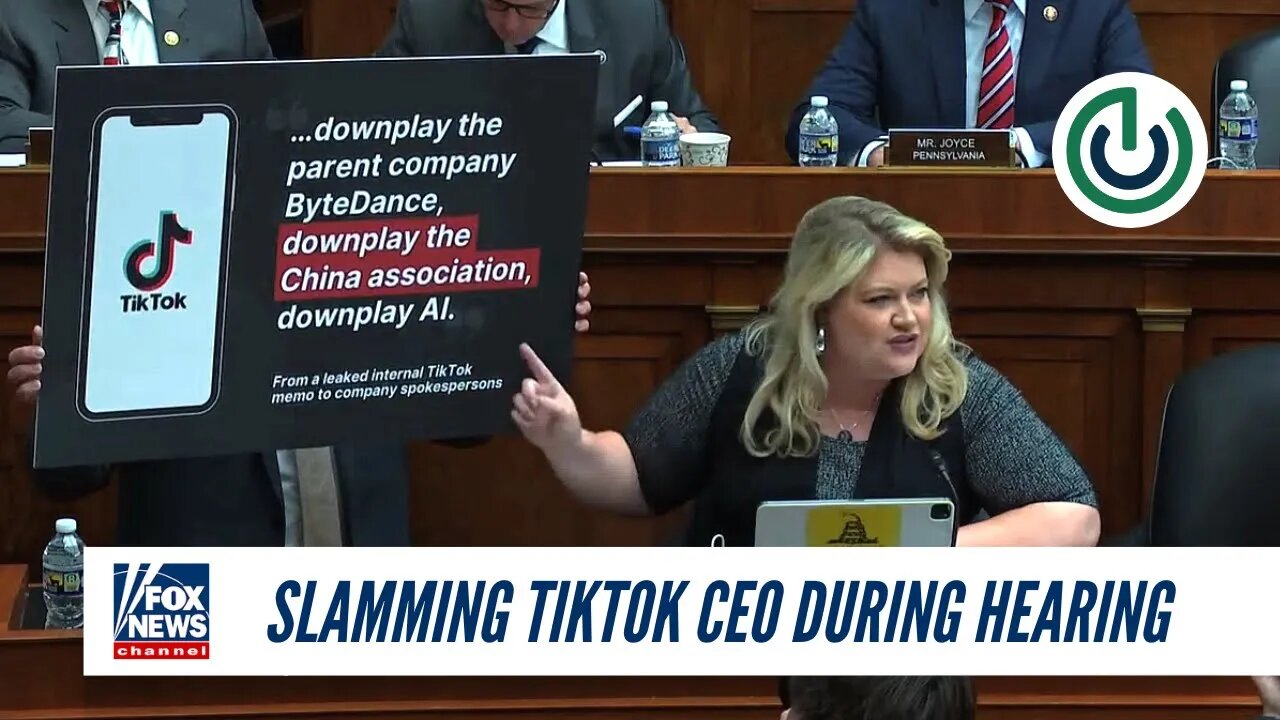 Rep. Cammack SHREDS TikTok CEO During Hearing In Energy & Commerce Committee On Future Of CCP App