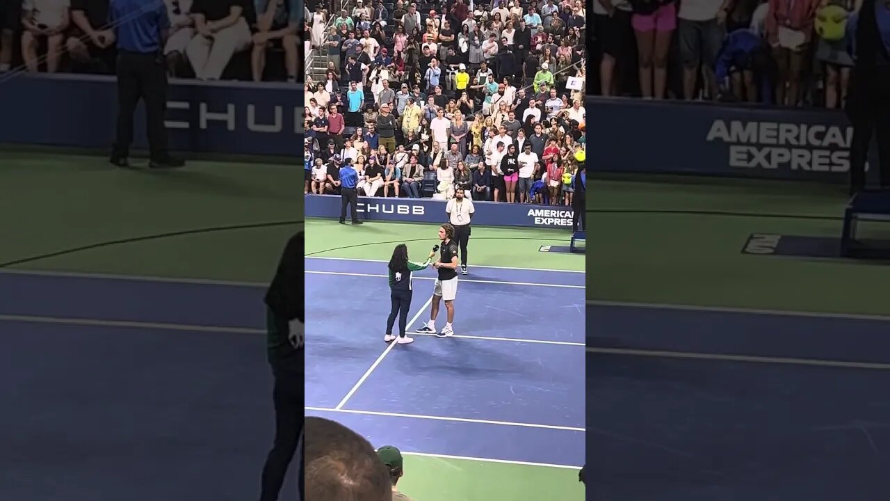 2023 US Open: Stefanos Tsitsipas victory speech