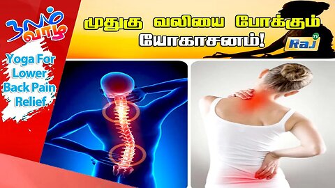 முதுகு வலியை போக்கும் யோகாசனம்! | யோகா For Health | Yoga For Lower Back Pain Relief | Raj Television