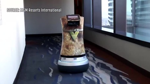 Vdara hotel-spa hires two robots