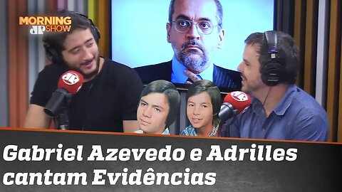 Gabriel Azevedo e Adrilles cantando Evidências é a pior coisa que você vai ver hj. Já o papo foi 10!