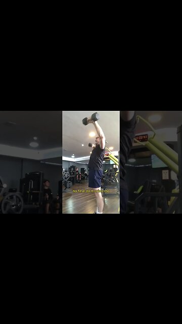 Como fazer a elevação lateral completa? #shorts