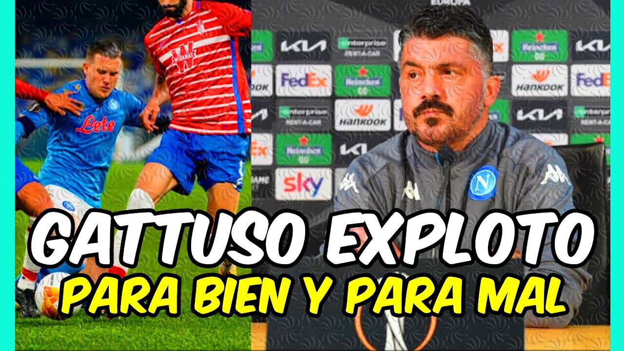 GATTUSO EXPLOTÓ tras caer eliminado en la EUROPA LEAGUE: tiene razón pero NO es la forma!