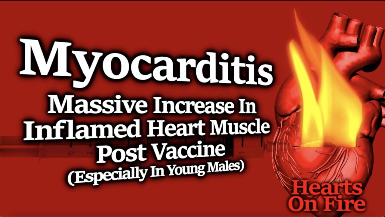 HEARTS IN FLAMES: Numerous Myocarditis Studies Showing Extreme Risk For Young Men