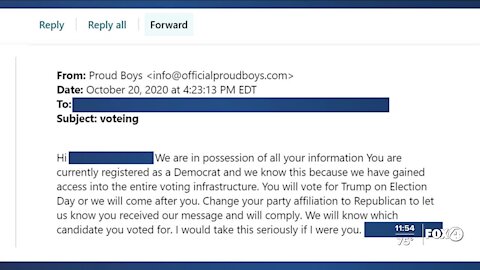 Threatening emails sent to Democrats in Charlotte County