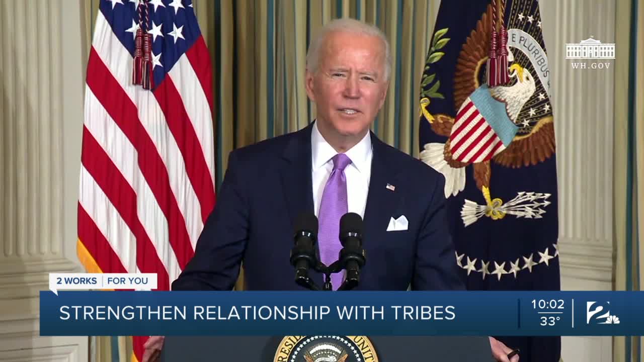 Biden issues memorandum to strengthen relationship with Native American tribes