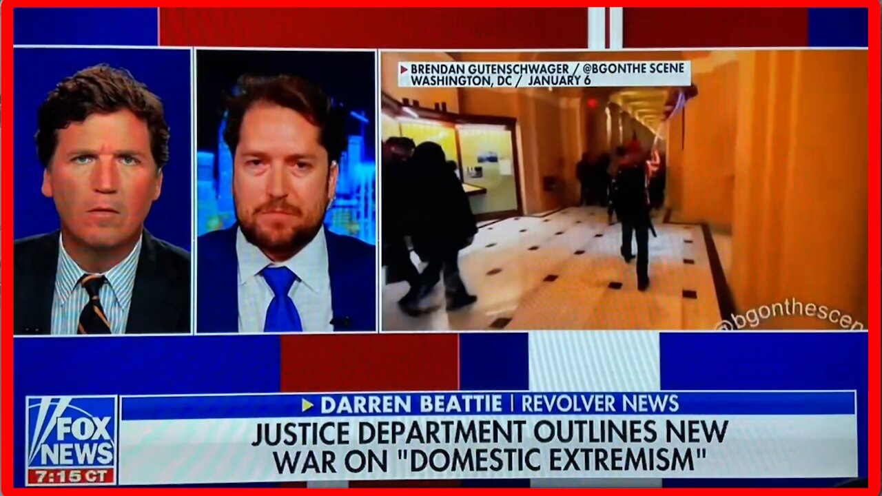 Tucker: Justice Department Outlines New War on "Domestic Extremism" - 2379