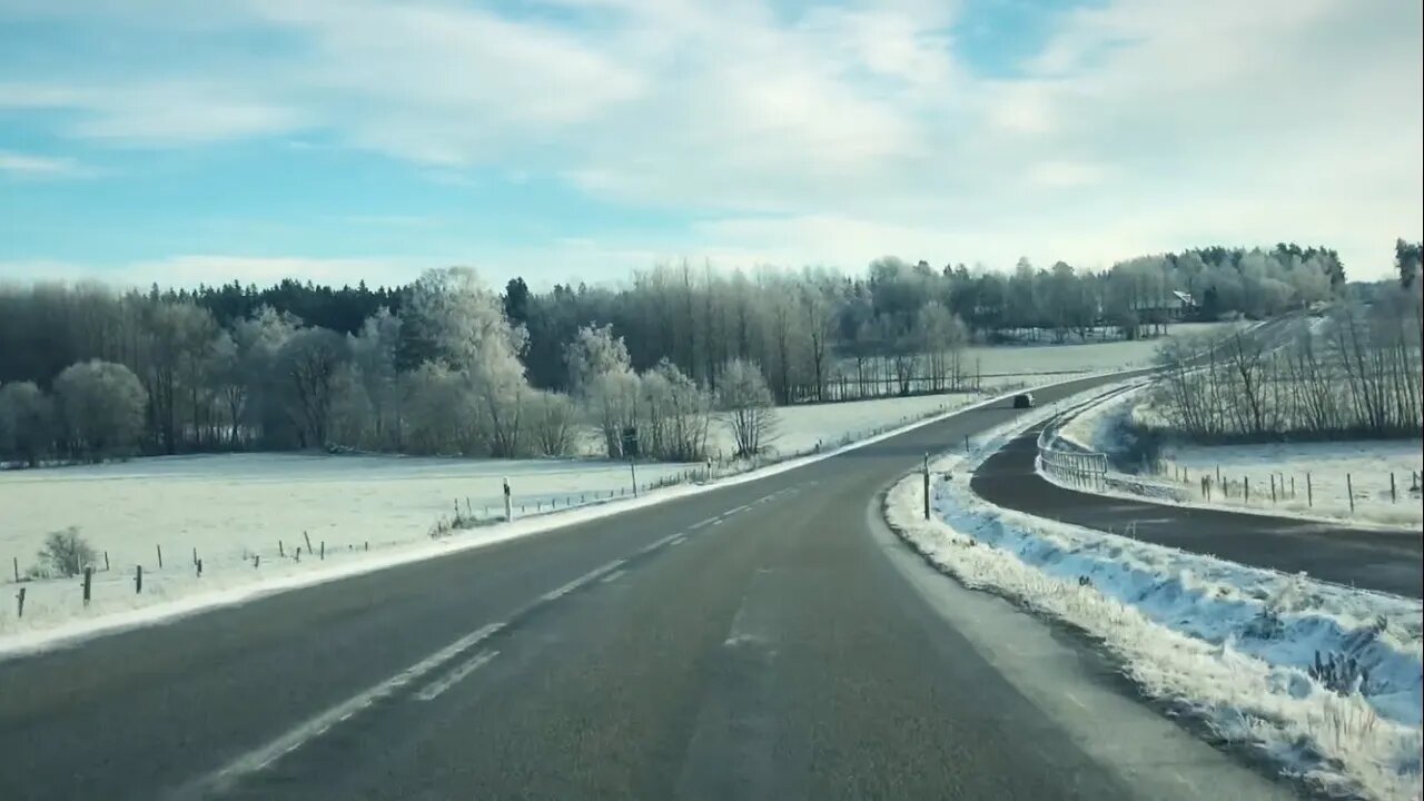 A Christmas Eve Drive In Småland, Sweden