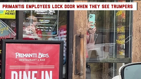 Primantis Employees Lock Doors When They See Trumpers