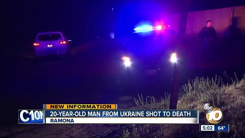 Young man from Ukraine killed in Ramona