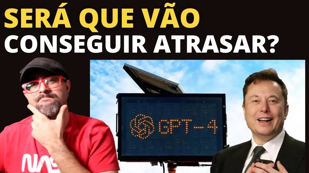 Estão querendo PAUSAR o avanço da Inteligência Artificial!!