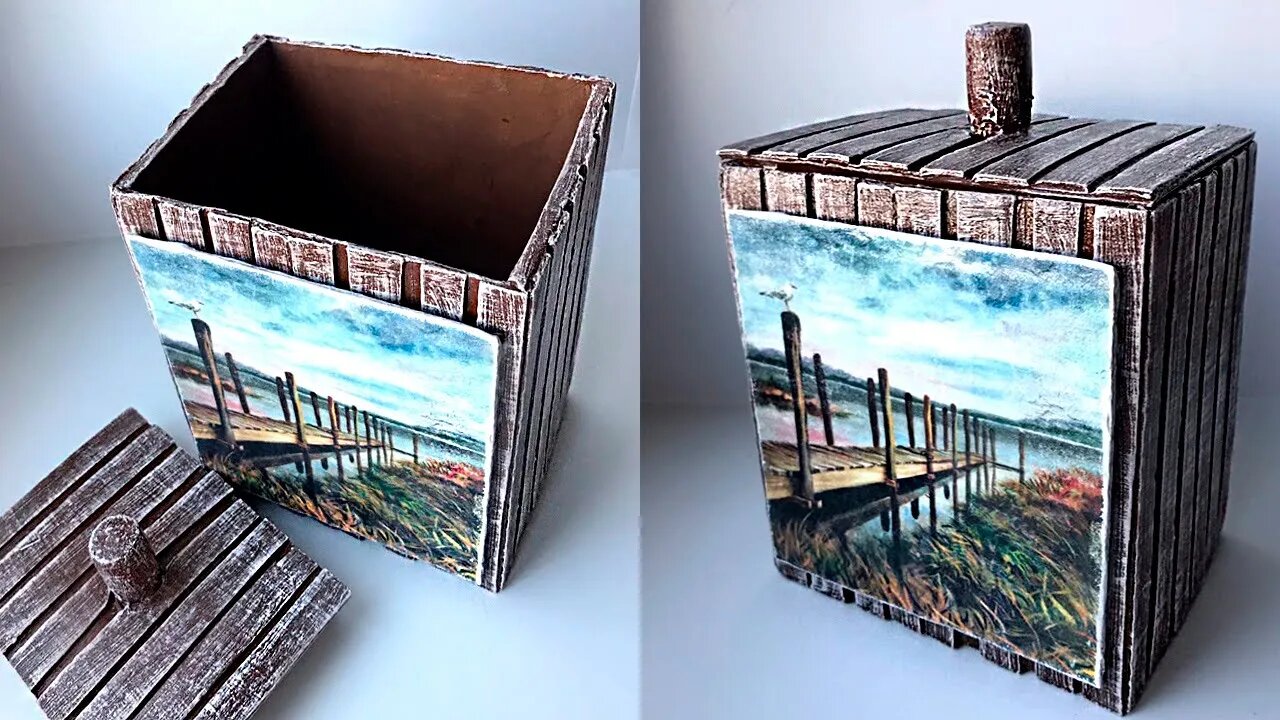 DIY Handmade box idea | Easy box crafting | Box from cardboard