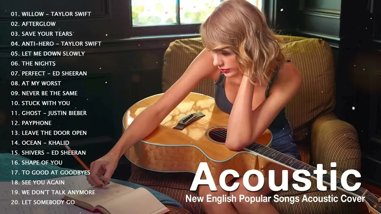 New English Popular Songs Acoustic Cover Guitar Acoustic Love Songs Cover 2023 Collection