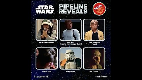 Star Wars Retro Collection 2025 Line up - Han Solo Stormtrooper