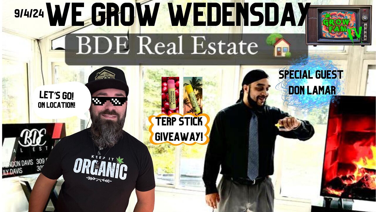 We Grow Wednesday 9.4.24, On Location At, Special Guest, Don Lamar's Mansion