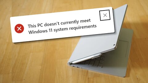 Windows 11 Not Compatible With Surface Book!
