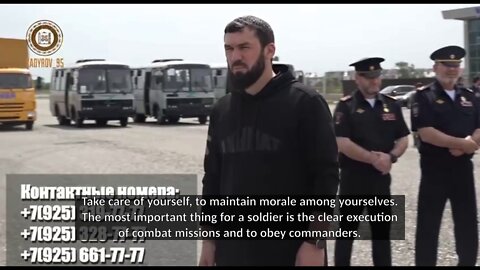 More volunteers from all over Russia were trained in Chechnya and are on their way to Ukraine